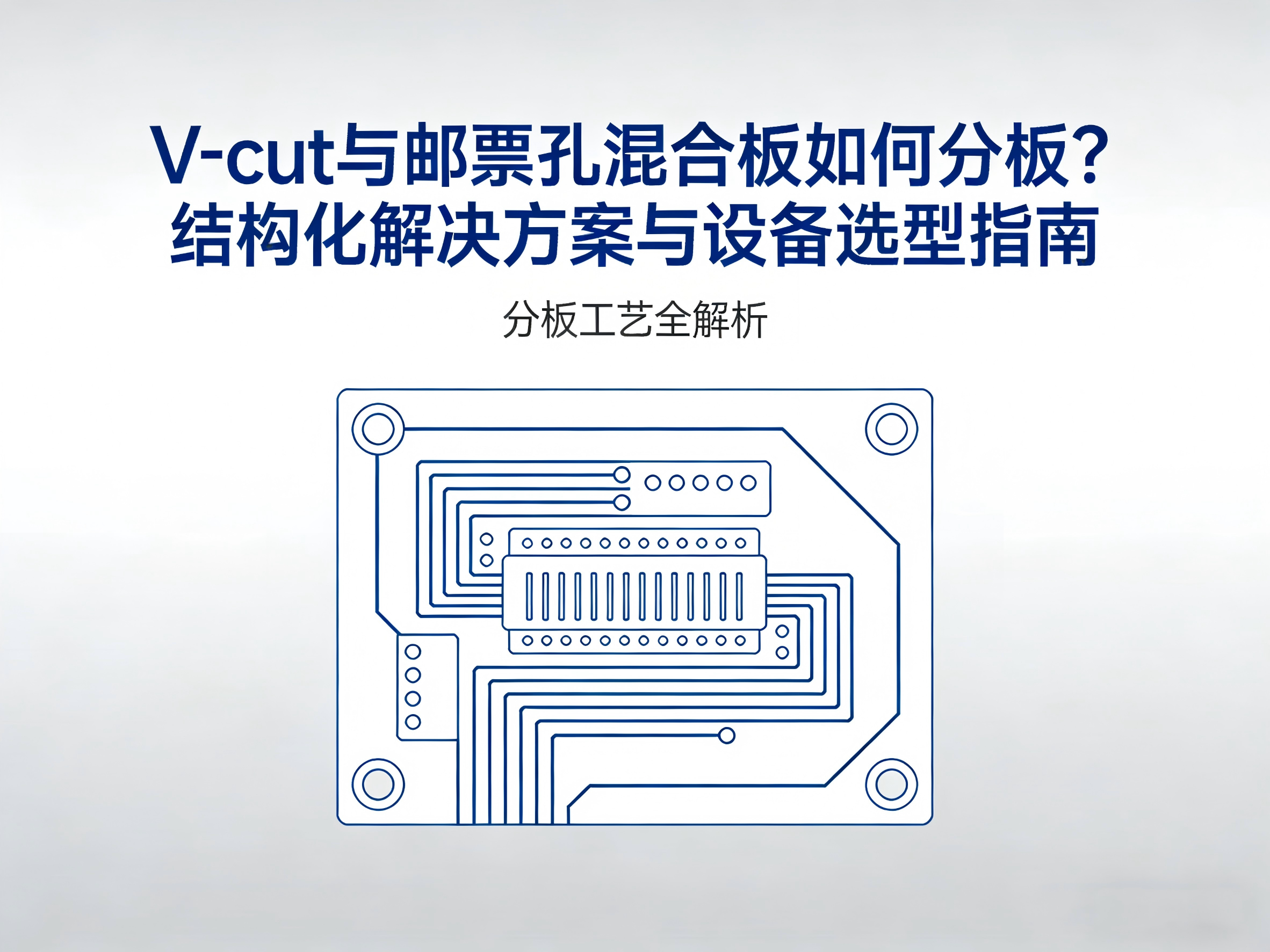 How to Depanel V-cut + Mouse Bite Hybrid PCB Panels? Standardized Strategy & Equipment Guide