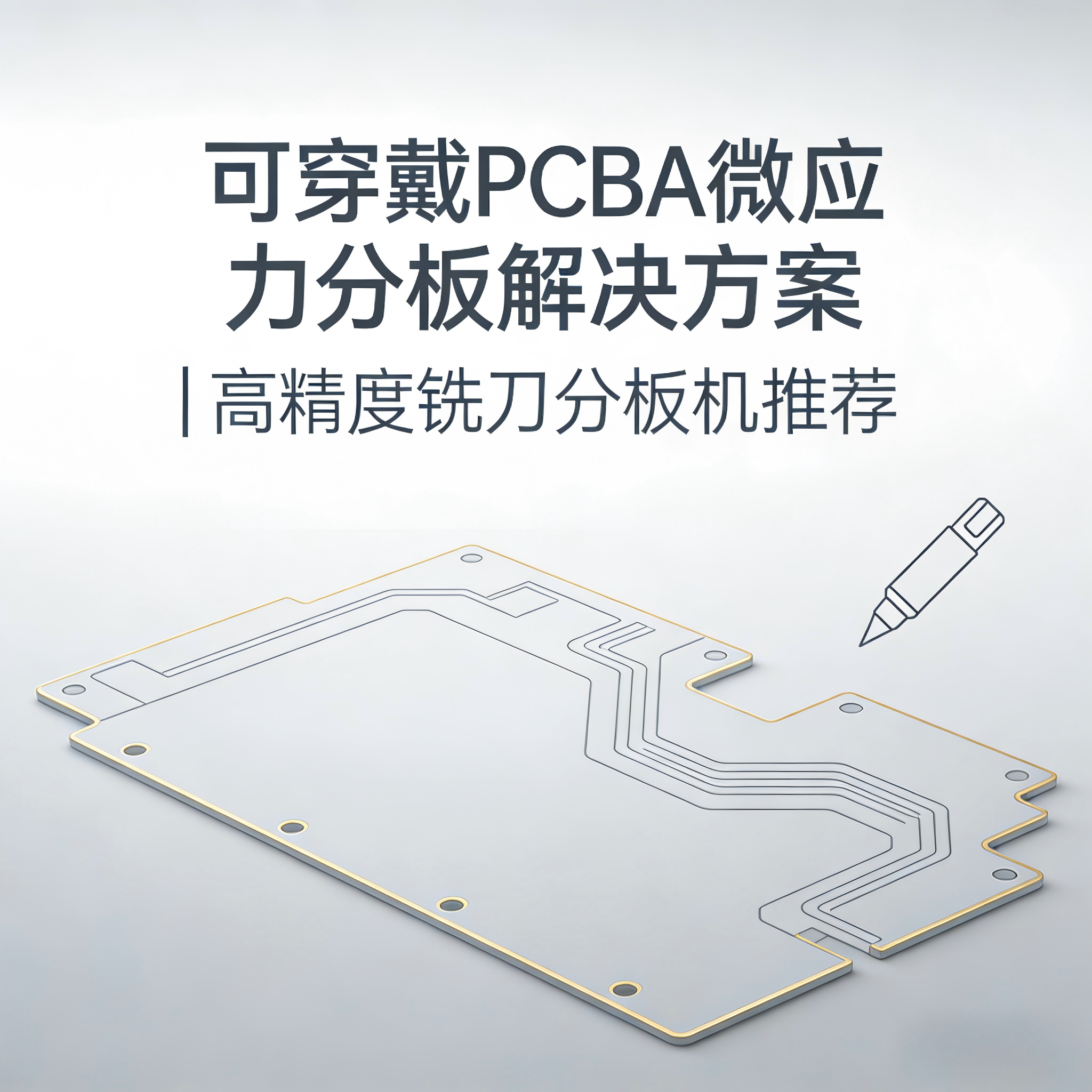 Wearable PCB Depaneling Micro-Stress Solution | High Precision Router Depaneling Machine