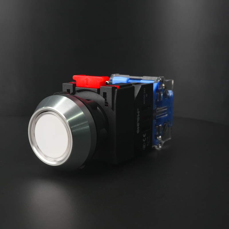 白色平头按钮  LASO-K-11